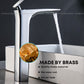 HEMOS BRASS MIXER PILLAR BASIN TAP HM-19007 AND MIXER TALL PILLAR BASIN TAP HM-19008
