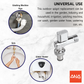 ANA 1/2" X 3/4" WASHING MACHINE BIBTAP 2020#
