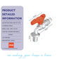 ANA 1/2" ALUMINIUM HANDLE LEVER BIB VALVE 1100-GH