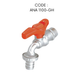 ANA 1/2" ALUMINIUM HANDLE LEVER BIB VALVE 1100-GH