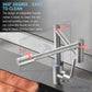 HEMOS KITCHEN FAUCET SUS 304 ROTABLE PILLAR / WALL SINK TAP KEPALA PAIP AIR DAPUR HM-18021,18022-MS
