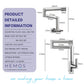 HEMOS KITCHEN FAUCET SUS 304 ROTABLE PILLAR / WALL SINK TAP KEPALA PAIP AIR DAPUR HM-18021,18022-MS