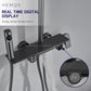 HEMOS BATHROOM FAUCET 4 MODE BRASS MIXER EXPOSED GREY & BLACK SHOWER SETS HM-19056