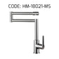 HEMOS KITCHEN FAUCET SUS 304 ROTABLE PILLAR / WALL SINK TAP KEPALA PAIP AIR DAPUR HM-18021,18022-MS