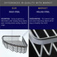 HEMOS BATHROOM FAUCET STAINLESS STEEL SUS 304 CORNER BASKET HMBF-89913 (MATT BLACK,SILVER,GREY)