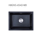 HEMOS KITHCHEN GRANITE NATURAL QUARTZ STONE 3.0MM THICKNESS KITCHEN SINK SINGLE DOUBLE BOWL BLACK