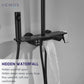 HEMOS BATHROOM FAUCET 4 MODE BRASS MIXER EXPOSED GREY & BLACK SHOWER SETS HM-19056