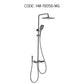 HEMOS BATHROOM FAUCET 4 MODE BRASS MIXER EXPOSED GREY & BLACK SHOWER SETS HM-19056