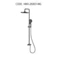 HEMOS X BATHROOM THREE WAY EXPOSED SHOWER SETS CONNECT WITH WATER HEATER MATT BLACK & GREY 26SERIES