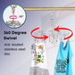 GOMEZ STEEL ROUND ANTI-WIND LOCK STOCKING HANGER WITH CLIPS PENYANGKUT STOKING GMH-2020