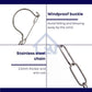 GOMEZ STEEL ROUND ANTI-WIND LOCK STOCKING HANGER WITH CLIPS PENYANGKUT STOKING GMH-2020
