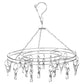 GOMEZ STEEL ROUND ANTI-WIND LOCK STOCKING HANGER WITH CLIPS PENYANGKUT STOKING GMH-2020
