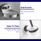 HEMOS SUS 304 STAINLESS STEEL TOILET BRUSH WITH HOLDER CONTAINER HMBF-83806