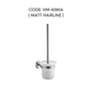 HEMOS SUS 304 STAINLESS STEEL TOILET BRUSH WITH HOLDER CONTAINER HMBF-83806