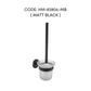 HEMOS SUS 304 STAINLESS STEEL TOILET BRUSH WITH HOLDER CONTAINER HMBF-83806