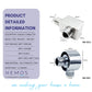 HEMOS PARTS SUS 304 SOLID WALL HANDSHOWER SUPPLY ELBOW CONNECTOR (SQUARE & ROUND) HM-0055,0081