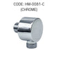 HEMOS PARTS SUS 304 SOLID WALL HANDSHOWER SUPPLY ELBOW CONNECTOR (SQUARE & ROUND) HM-0055,0081