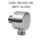 HEMOS PARTS SUS 304 SOLID WALL HANDSHOWER SUPPLY ELBOW CONNECTOR (SQUARE & ROUND) HM-0055,0081