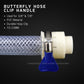 20MM PVC HANDLE HOSE PIPE CLIP WITH PVC HANDLE