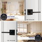 HEMOS 60-70MM TUBULAR LEVEL HANDLE DOOR LOCK KUNCI TOMBOL PINTU RUMAH SILVER BLACK GREY HM-5202,HM-5213-MS
