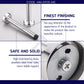HEMOS STAINLESS STEEL DOOR STOPPER/WITH HOOK WALL MOUNTED ANTI-NOISE PENYUMBAT PINTU HM-5905,5906
