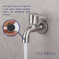 HEMOS BATHROOM FAUCET STAINLESS STEEL SUS 304 WALL BIB TAP HM-3305