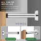 HEMOS STAINLESS STEEL DOOR STOPPER/WITH HOOK WALL MOUNTED ANTI-NOISE PENYUMBAT PINTU HM-5905,5906