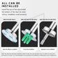 HEMOS STAINLESS STEEL DOOR STOPPER/WITH HOOK WALL MOUNTED ANTI-NOISE PENYUMBAT PINTU HM-5905,5906