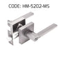 HEMOS 60-70MM TUBULAR LEVEL HANDLE DOOR LOCK KUNCI TOMBOL PINTU RUMAH SILVER BLACK GREY HM-5202,HM-5213-MS