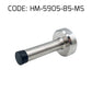 HEMOS STAINLESS STEEL DOOR STOPPER/WITH HOOK WALL MOUNTED ANTI-NOISE PENYUMBAT PINTU HM-5905,5906