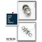 CYLINDRICAL HOUSE ROOM DOOR LOCK TOMBOL PINTU TC5580