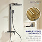 HEMOS BATHROOM FAUCET 3 MODE BRASS MIXER RAIN SHOWER SETS SET MANDIAN HMX-19073-MG