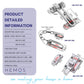 HEMOS HEAVY DUTY SECURITY DOOR CHAIN/SWING BAR DOOR LOCK/DOOR BOLTS LATCH ANTI-THEFT FOR HOME