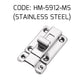 HEMOS HEAVY DUTY SECURITY DOOR CHAIN/SWING BAR DOOR LOCK/DOOR BOLTS LATCH ANTI-THEFT FOR HOME