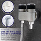 HEMOS BATHROOM FAUCET SUS 304 MINI MULTI-FUNCTION TWO WAY TAP WASHING MACHINE DUAL VALVE HM-3627