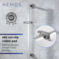 HEMOS BATHROOM FITTING SUS 304 SHOWER ADJUSTABLE BAR GELONGSOR PANCURAN (ROUND/SQUARE) HM-0052,0053
