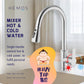 HEMOS KITCHEN FAUCET SUS 304 PULL OUT FLEXIBLE MIXER HOT COLD WATER KEPALA PAIP SINKI HM-51011,19034
