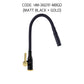 HEMOS KITCHEN FAUCET SUS 304 BLACK FLEXIBLE NYLON PILLAR WALL SINK TAP KEPALA PAIP SINKI 36SERIES
