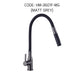 HEMOS KITCHEN FAUCET SUS 304 BLACK FLEXIBLE NYLON PILLAR WALL SINK TAP KEPALA PAIP SINKI 36SERIES