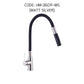 HEMOS KITCHEN FAUCET SUS 304 BLACK FLEXIBLE NYLON PILLAR WALL SINK TAP KEPALA PAIP SINKI 36SERIES
