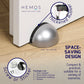 HEMOS PARTS SUS 304 MAGNET DOOR STOPPER HIDDEN FLOOR MOUNT DOOR CATCH FREE PUNCHING DOOR HM-5907-MS