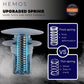 HEMOS BATHROOM FAUCET BRASS UMBRELLA POP UP SPRING PUSH PRESS OVERFLOW BASIN WASTE