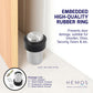 HEMOS PARTS SUS 304 MAGNET DOOR STOPPER HIDDEN FLOOR MOUNT DOOR CATCH FREE PUNCHING DOOR HM-5907-MS