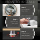 HEMOS BATHROOM FAUCET BRASS UMBRELLA POP UP SPRING PUSH PRESS OVERFLOW BASIN WASTE