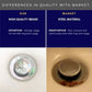 HEMOS BATHROOM FAUCET BRASS UMBRELLA POP UP SPRING PUSH PRESS OVERFLOW BASIN WASTE