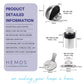 HEMOS PARTS SUS 304 MAGNET DOOR STOPPER HIDDEN FLOOR MOUNT DOOR CATCH FREE PUNCHING DOOR HM-5907-MS