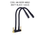 HEMOS KITCHEN FAUCET SUS 304 BLACK FLEXIBLE NYLON PILLAR WALL SINK TAP KEPALA PAIP SINKI 36SERIES