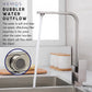 HEMOS KITCHEN FAUCET STAINLESS STEEL SUS 304 PILLAR SINK TAP KEPALA PAIP AIR DAPUR HM-18018-MS