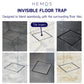 HEMOS INVISIBLE 304 STEEL MOSAIC TILE FLOOR TRAP GRATING HM-103 ANTI-SMELL TRAP