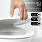 HEAVY DUTY O SHAPE PP MATERIAL SOFT CLOSE SEAT COVER ADJUSTABLE HINGES PENUTUP MANGKUK TANDAS DUDUK
